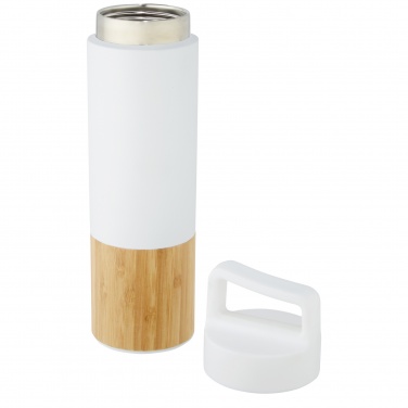 Logo trade promotional merchandise picture of: Torne 540 ml  stainless steel bottle with bamboo outer wall